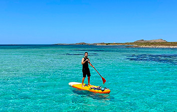 asinara in catamarano gita