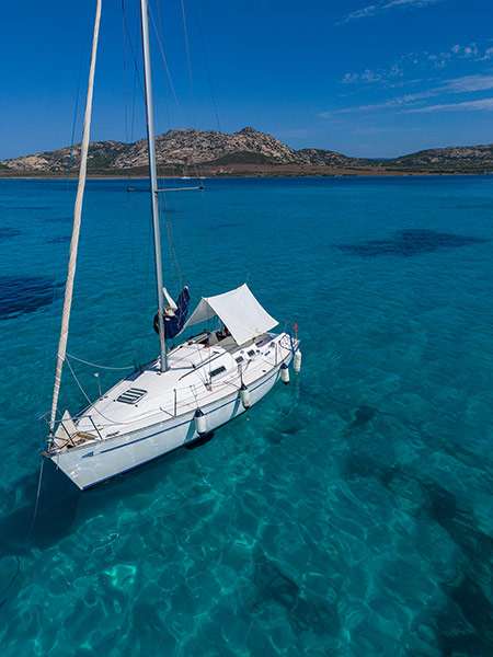 barca a vela stintino la pelosa